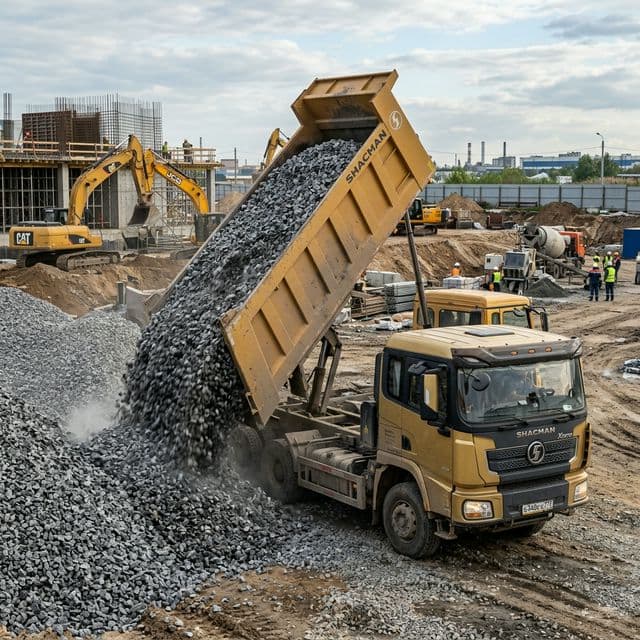 Доставка щебня