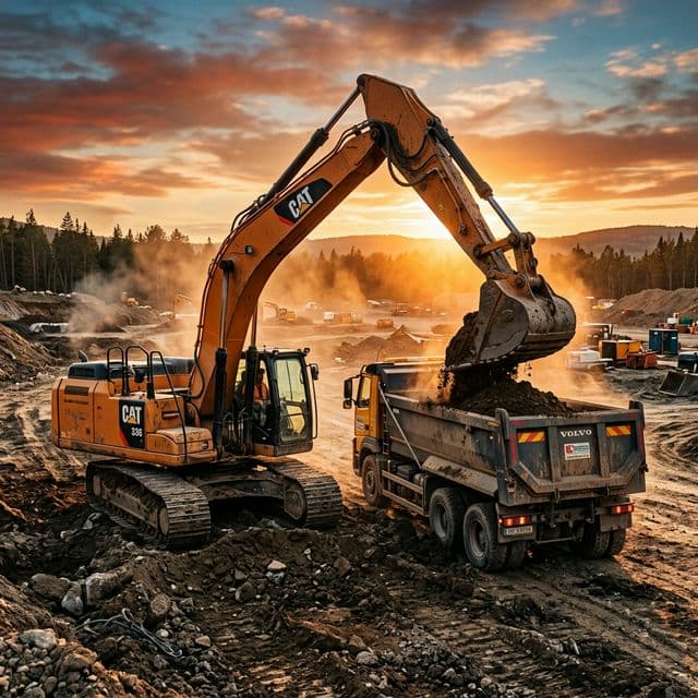 Вывоз строительного мусора спецтехника фото