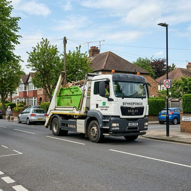 Вывоз строительного мусора спецтехника фото